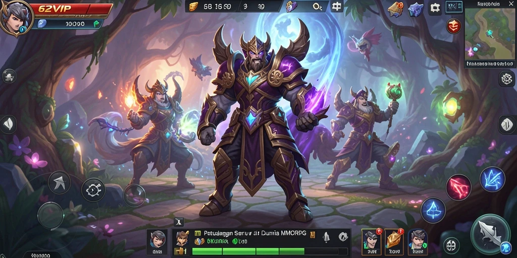 Tangkapan layar gameplay 62VIP yang menampilkan pertempuran mendebarkan.