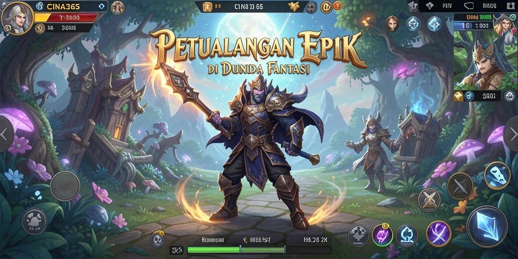 Tampilan gameplay CINA365 yang menegangkan dan penuh petualangan.