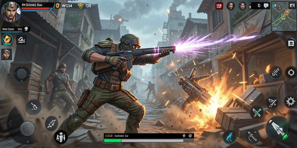 Screenshot gameplay IN1234 menampilkan aksi seru dan grafis yang memukau.