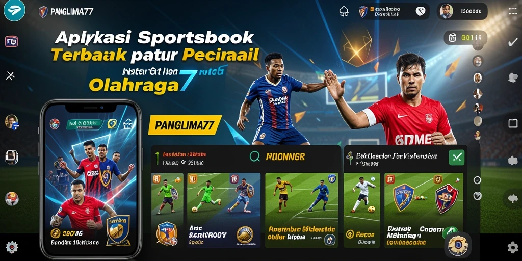 Screenshot utama PANGLIMA77 menampilkan antarmuka taruhan olahraga yang menarik.