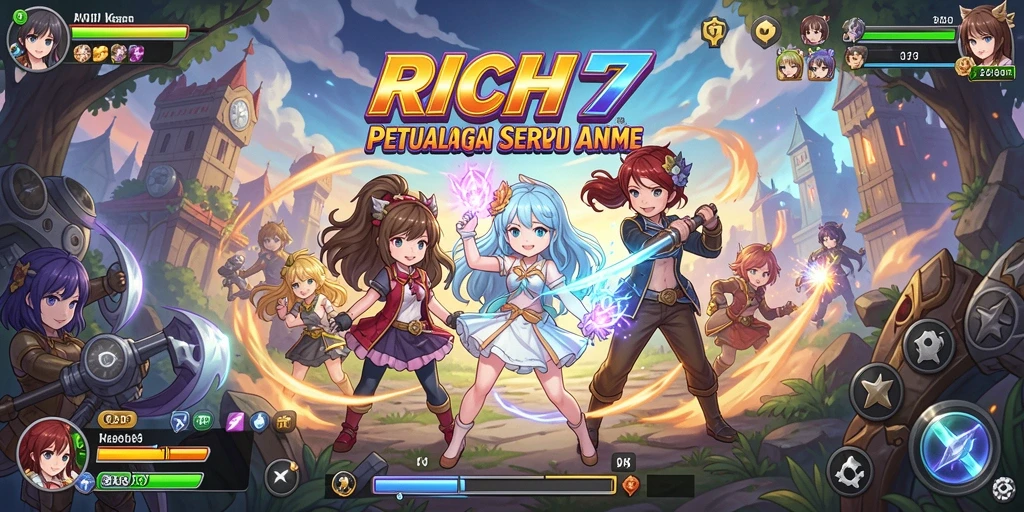 Tampilan gameplay RICH7 yang memukau dan penuh aksi.