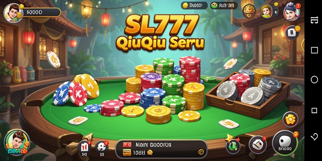 Tampilan gameplay SL777 yang seru saat memainkan QiuQiu.