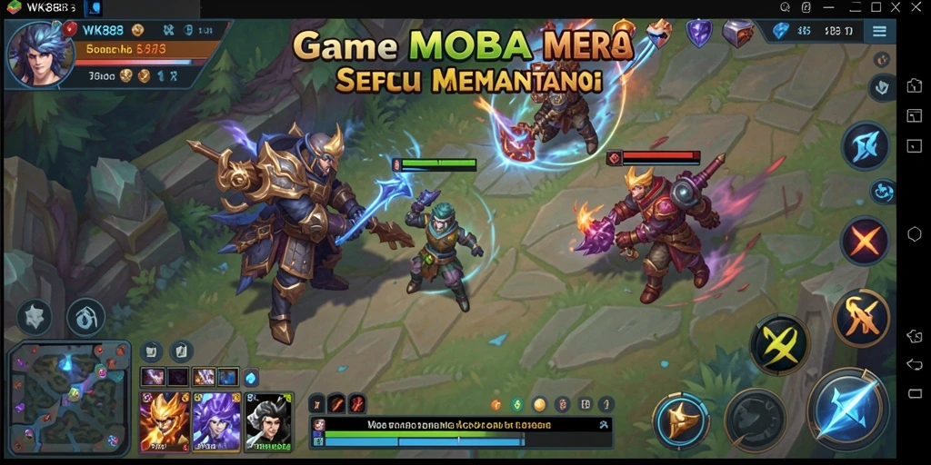 Gameplay seru di WK888 dengan strategi tim menegangkan.